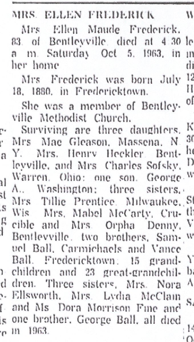 Ellen Maude Frederick